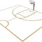 Murray Sporting Goods Full/Half Court Basketball Court Marking Kit for Driveway, Asphalt or Concrete| Court Marking Stencil Kit for Backyard Basketball Court